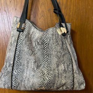 Jessica Simpson snakeskin, print shoulder bag/purse